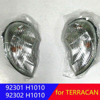 92302-H1010 92301-H1010 (1คู่) สำหรับ Hyundai TERRACAN 2001-2006ไฟเลี้ยวด้านหน้าโคมไฟ LH RH ไฟเลี้ยวกว้าง Light