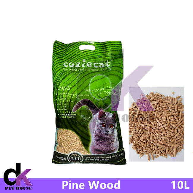 COZIE CAT PINE WOOD 10L CAT LITTER Lazada