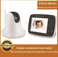 ส่งจากไทย หน้าจอขนาดใหญ่ 3.5นิ้ว Baby Monitor SM935 อินฟราเรด Night Vision วิดีโอไร้สายสีจอภาพ Lullaby Pan-Tilt-กล้องซูม