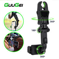 GUUGEI 360 ° Rotatable Car Phone Holder Multi-Function Lazy Bracket Adjustable Phone Holder Stable Clip Holder For Car Rearview Mirror