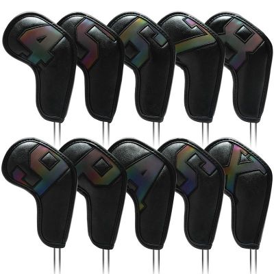 ☎ High-end golf iron head cover Iron head cover Wedge cover 4-9 ASPX 10pcs 6 colors