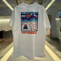 เสื้อยืดคอกลม Tokyo fat cucumber Japan Patagonia x beams Men T-shirt 563 New product hot sal New Hot