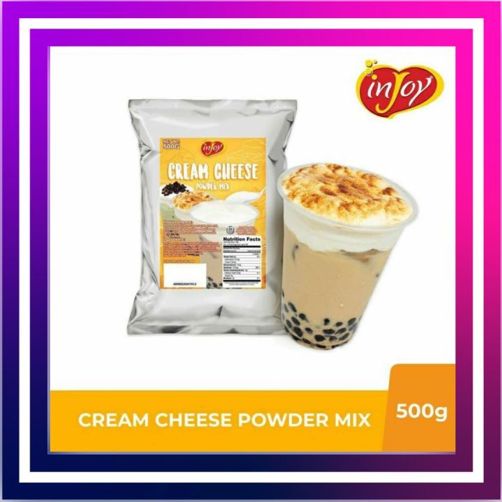 LAZ 3 Cream Cheese Powder Mix for Milktea Toppings Injoy 500g | Lazada PH