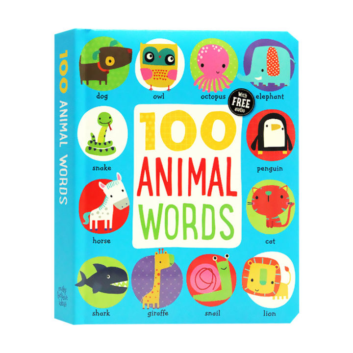 Milumilu 100 Animal Words Original English Board Books | Lazada PH