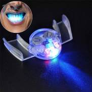Teeker Halloween đèn nháy LED phát sáng niềng răng sáng răng giả bốn màu