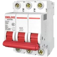 Delixi air switch circuit breaker DZ47 household 40 switch 50 three-phase four-wire C632P10A small air switch