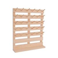 Weaving Looming for Adults 30-Spool DIY Hand Quick Knit Looming Sewing Thread Rack Wooden Organize for Mini Sewing Portable Arts and Crafts Gift for Kids Adults durable