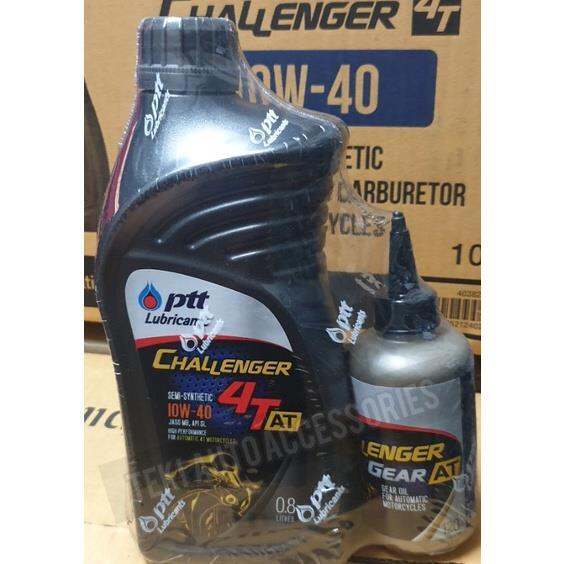 Ptt Challenger 4t At 10w 40 08l1l With Free Gear Oil Motor