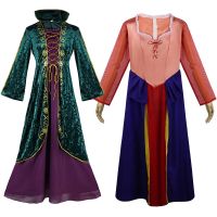 2023High quality new style witch is crazy Winifred cos costume dress Halloween medieval cosplay stage performance costume