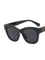 ✗❆☂ Cat Eye Sunglasses Woman Brand Designer Vintage Black Sun Glasses For Women Fashion Big Frame Square Glasses Female Oculos