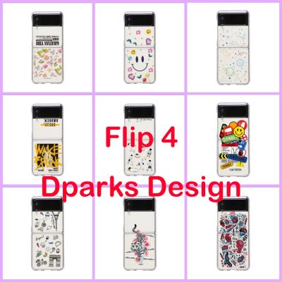 【Z Flip 4 Korean Phone Case 】 Samsung Galaxy DPARKS Collection 3 Case Polycarbonate Slim Hand Made From Korea