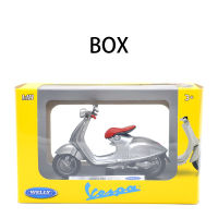 WELLY 1:18 2014 VESPA 946 Alloy Diecast Motorbike Model Flexible Rotating Wheels Toy For Kid Gifts Toy Collection NEW IN BOX