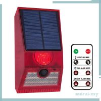 ▬™ [Ready Stock] Solar Alarm LED Light with Remote Control Strobe Light Motion Sensor