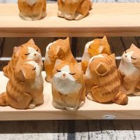 【YF】♝✚☢  1pc Ornament Cats Statues Car Figurines Desktop Decorations Crafts for Kids