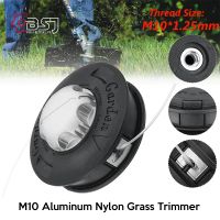 Universal M10 Aluminum Nylon Brush Mower Bump Spool Grass Trimmer 2 Lines Cutter Head Thread Line String Saw Grass Brush Mower