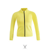 SS2023 YELLOW UV JACKET เสื้อแขนยาว ใส่ว่ายน้ำ มีฟองน้ำในตัวผ้าหนา กัน UV UPF 50+