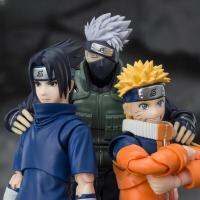 Bandai อะนิเมะ Sasuke นารูโตะ Uchiha S.h.figuarts SHF แบบสำเร็จรูปตุ๊กตาขยับแขนขาได้ของแท้ของเล่นของขวัญสำหรับเด็ก