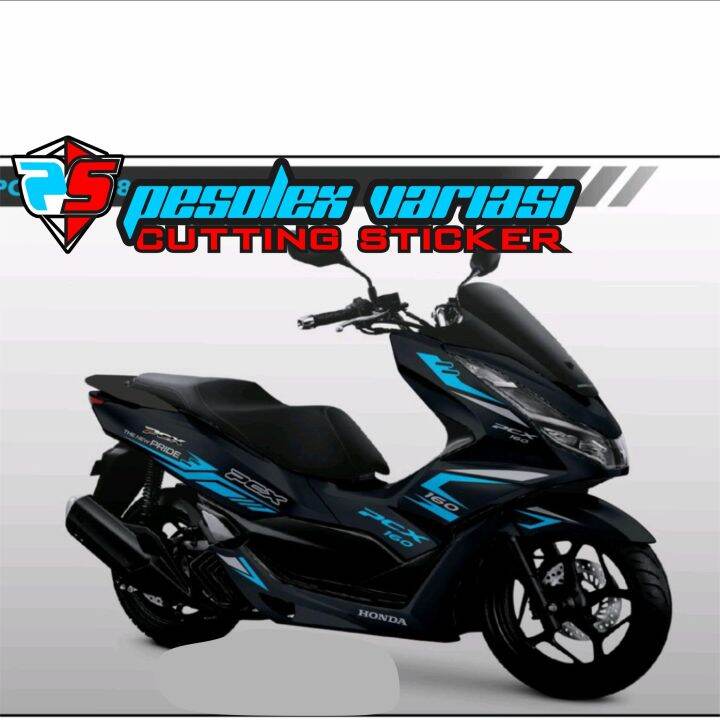 Sticker PCX 160 HITAM Cutting Stiker New Pcx 1# | Lazada Indonesia