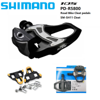 Shimano 105 PD-5800คาร์บอนถนนคันเหยียบจักรยาน Anti-Slip ปฏิบัติ SPD-SL 5800เหยียบ W/SM-SH11 Cleats