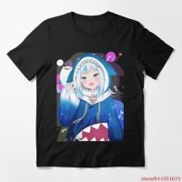 เสื้อยืดโอเวอร์ไซส์ใหม่สไตล์ขายร้อน Gawr Gura Hololive En Vtuber T เสื้อผู้ชายพิมพ์ผ้าฝ้ายผู้ชายคลาสสิกผ้าฝ้าย TeesS-3XL  917S