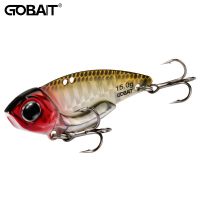 hot！【DT】 VIB Metal Jig HardBait 7g 10g 15g Spinner Painting Eyes Fishing Tackle 3X Hooks Swimbait Pesca Bait