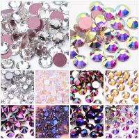 SS4-SS30 Colorful Non Hotfix Rhinestones Glitter Crystal Glue On Strass Diamond Rhinestones For Garment Nail art Decorations