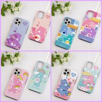 ?? Compatible for iPhone 14 Care Bear Korean Phone Case Collection Hard Bumper Protective Max Mini Samsung Galaxy s22 Made in Korea coquad