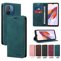 เคสโทรศัพท์ใหม่สำหรับ Xiaomi Redmi 12C 11A / Redmi A2 A1 Plus / Redmi 10C 10A 10 / Redmi 9T 9A 9C กระเป๋าสตางค์หนังแม่เหล็กเคสเคสแบบพับปิดได้