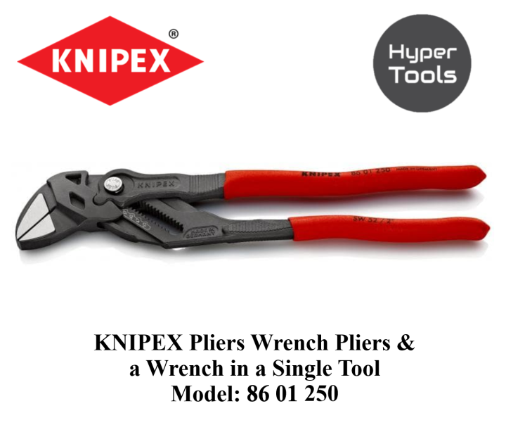 KNIPEX Pliers Wrench Pliers and a Wrench in a Single Tool (Model 86 01