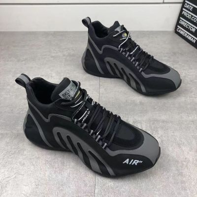 Men Fashion Sneakers Casual Lightweight Breathable Running Shoes Men Sneakers Lace-up Platform Sneakers Footwear Zapatos Hombre