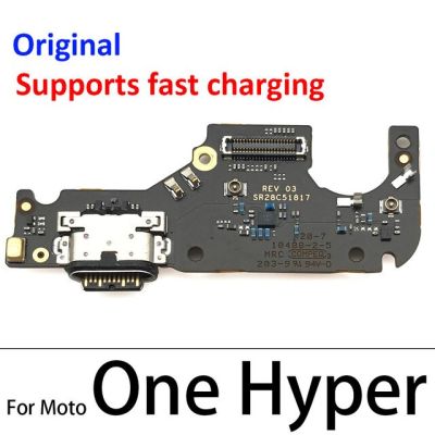 สำหรับ Motorola Moto One บอร์ดชาร์จขั้วต่อ Usb แบบ Hyper Port อะไหล่สายเคเบิลเฟล็กซ์พอร์ตแท่นชาร์จ