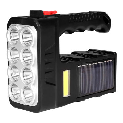Powerful LED Flashlights Solar Dynamo Lantern USB Rechargeable Torch Powerful Ultra Bright Outdoor Fish Multi-function Searchlig