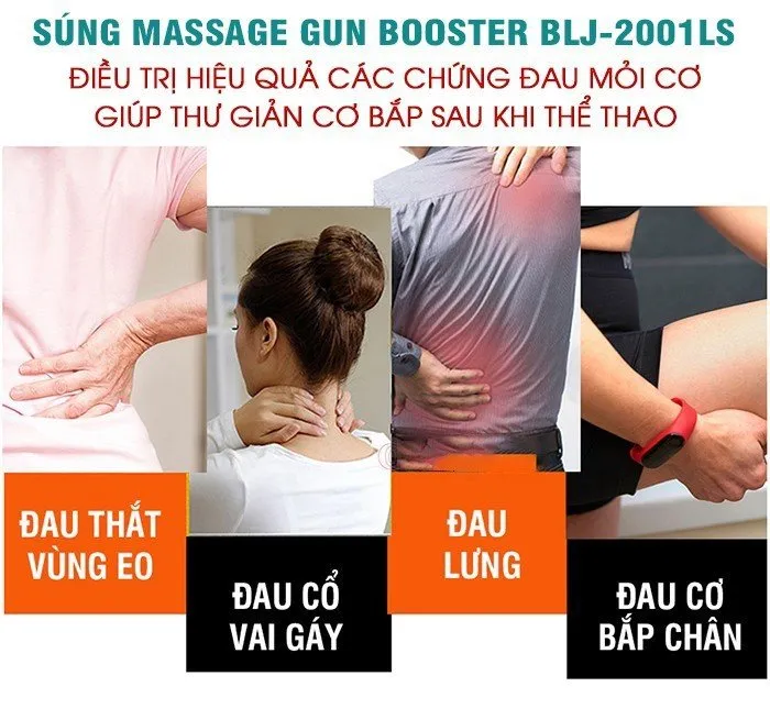 Súng massage booster lightsaber 126w 2400mah (4-6h) 18 -