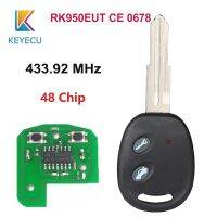 【❂Hot On Sale❂】 haokao5 Keyecu สมาร์ทรถรีโมทที่ห้อยกุญแจ433.92Mhz 48ชิป2b สำหรับ Chevrolet Aveo 2009 2010-รุ่น: Rk950eut P/n: Ce 0678