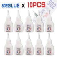 10pcs 502 Super Glue BOND Multi-Function Cyanoacrylate Adhesive Fast Office Tools