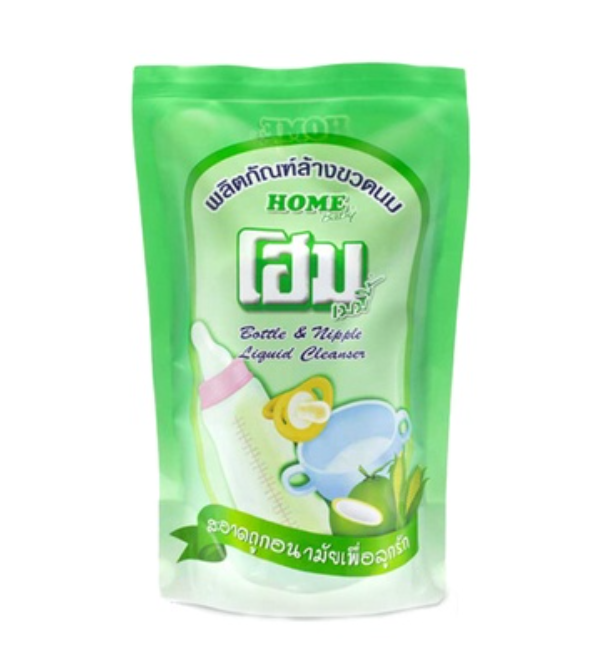 lขวดนมถูกๆคุณภาพดี-ขวดนม4ออนซ์-ขวดนม8ออนซ์-ขวดนมทรงกลม-bpa-free-6-ใบ-ขวดนมมีที่จับ-ขวดนม4ออนซ์-ขวดนม8ออนซ์-by429-by430-home-baby-โฮม-ล้างขวดนม-เขียว-ชนิดถุงเติมใหญ่-600-มล