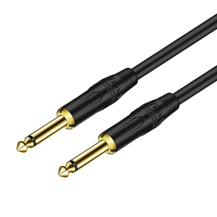 1/4 Inch TS Instrument Cable ,6.35mm Male Jack Stereo Audio ...