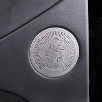 For Tesla Model Y 2021 Interior Trim Car Audio Speaker Cover Sticker Door Loudspeaker Cover Under Seat Outlet Vent Trim