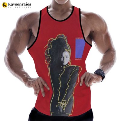 3D Janet Jackson เสื้อกั๊กพิมพ์ลายผู้ชาย/แฟชั่นสำหรับผู้หญิงฤดูร้อนคอกลมเสื้อแขนสั้นฮิปฮอปเสื้อเด็กแขนกุดเสื้อกล้ามฮาราจูกุ