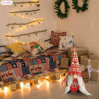 Sunsing Xmas Old Man Gnome ตุ๊กตายัดนุ่นทนต่อการตกแต่งแบบนวดเหมาะสำหรับของตกแต่งกลางโต๊ะ