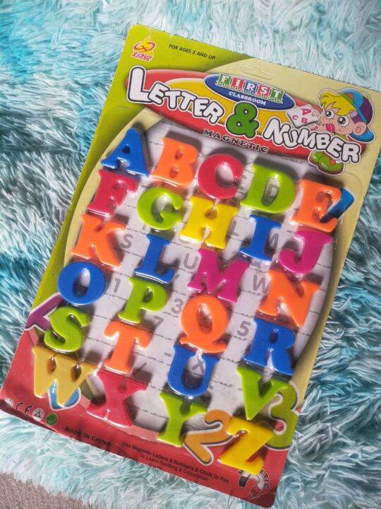 First Classroom Letters and Numbers Learning Kit for Kids