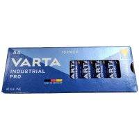 ถ่านอัลคาไลน์ AA แพ็ค 10 ก้อน Varta Alkaline INDUSTRIAL PRO LR06 Made in Germany ออกใบกำกับภาษีได้