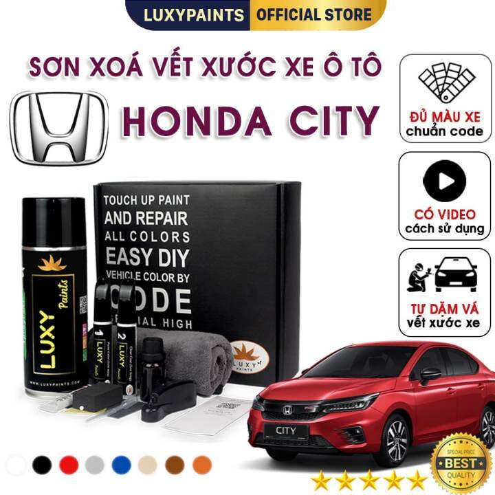 Sơn Xóa Vết Xước Xe Ô Tô Honda City Luxypaints, Bút Xoá Vết Xước Sơn Ô Tô  Màu Chuẩn Theo Code Dễ Sử Dụng Độ Bền Cao - Lp01Hoci | Lazada.Vn