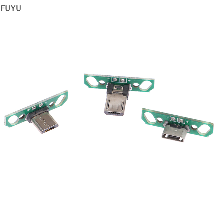 fuyu-ช่องเสียบสายชาร์จสำหรับไมโครดาต้าบอร์ดทดสอบที่มีหัวต่อแบบ-micro-usb-ตัวเมีย90องศา