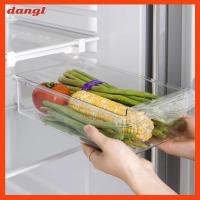 DANGL รักษาความสดใหม่ ตัวจัดระเบียบตู้เย็น Under-shelf เอบีเอสเอบีเอส อุปกรณ์จัดระเบียบห้องครัว มีประโยชน์และดี โปร่งใสโปร่งใส กล่องลิ้นชักตู้เย็น ผลไม้สำหรับผลไม้