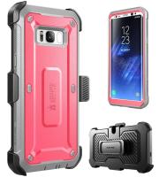 SUPCASE Samsung Galaxy S8 + PLUS เคสแบบเต็มตัวกันกระแทกที่ทนทานพร้อมตัวป้องกันหน้าจอและคลิปหนีบเข็มขัด