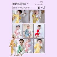 【Ready】? by jumpsuit sprg and autumn long-sed cute suit female baby 0-6 mont baby super cute new romper