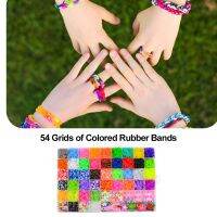 3500 + ชุดทำสร้อยข้อมือลูกปัด/เสน่ห์/โครเชต์ Ruer Band Refill Set 54 Grids DIY ของขวัญงานฝีมือสำหรับวันเกิด/คริสต์มาส