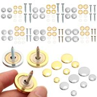 4pcs/set Glass Fasteners Mirror Fixing Nails Stainless Steel Decoration Screw Covers Furniture Hardware Billboard Decor