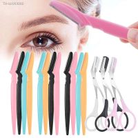 ☒☒▼ Yunduogirl 10/20Pcs Eyebrow Trimmer Set Women Face Hair Remover Brow Scissors Comb Safe Blade Scraper Shaver Makeup Tool